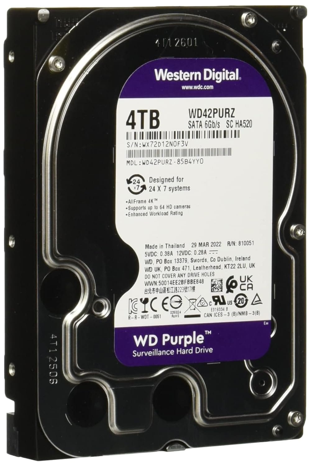 WD 4TB INTERNET HARD DRIVE