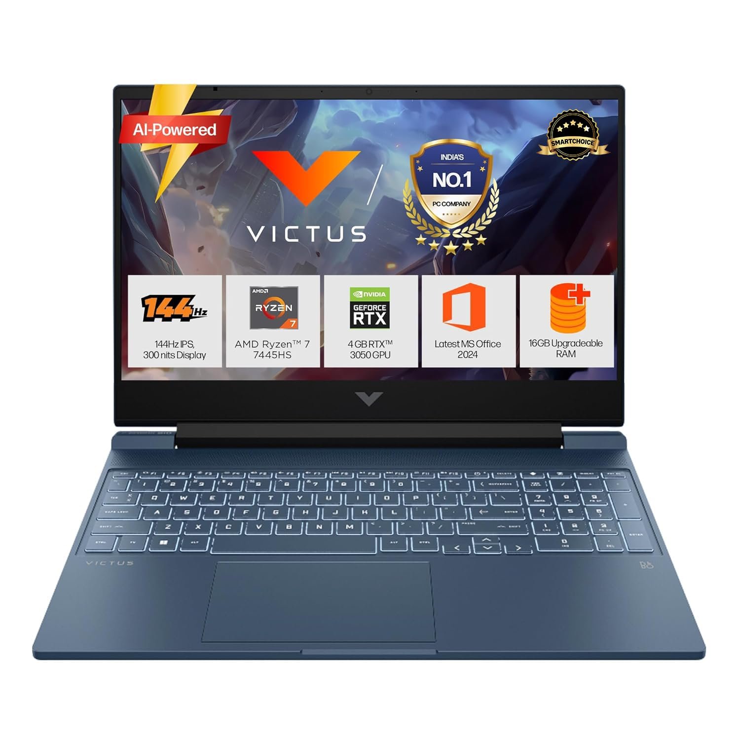 HP Victus Ryzen 7 7445HS-RTX 3050